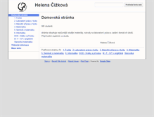 Tablet Screenshot of cizkova.gasos-ro.cz
