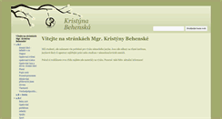Desktop Screenshot of behenska.gasos-ro.cz