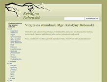 Tablet Screenshot of behenska.gasos-ro.cz
