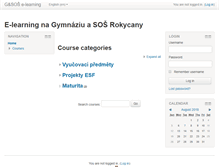 Tablet Screenshot of moodle.gasos-ro.cz